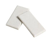 United Scientific® Streak Plates, 1" X 2", White, comes with 12
