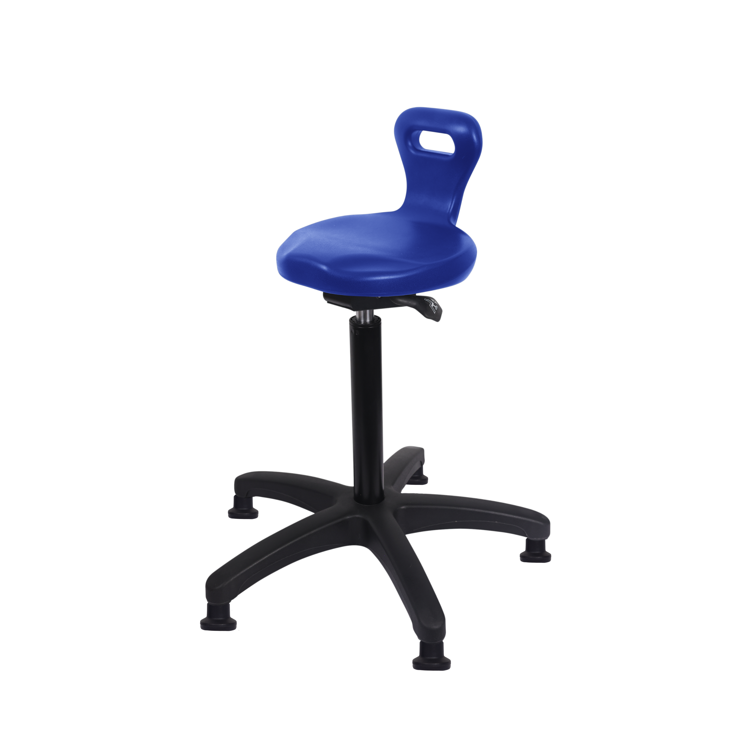 Polyurethane Serpent Sit-Stand in Blue Polyurethane