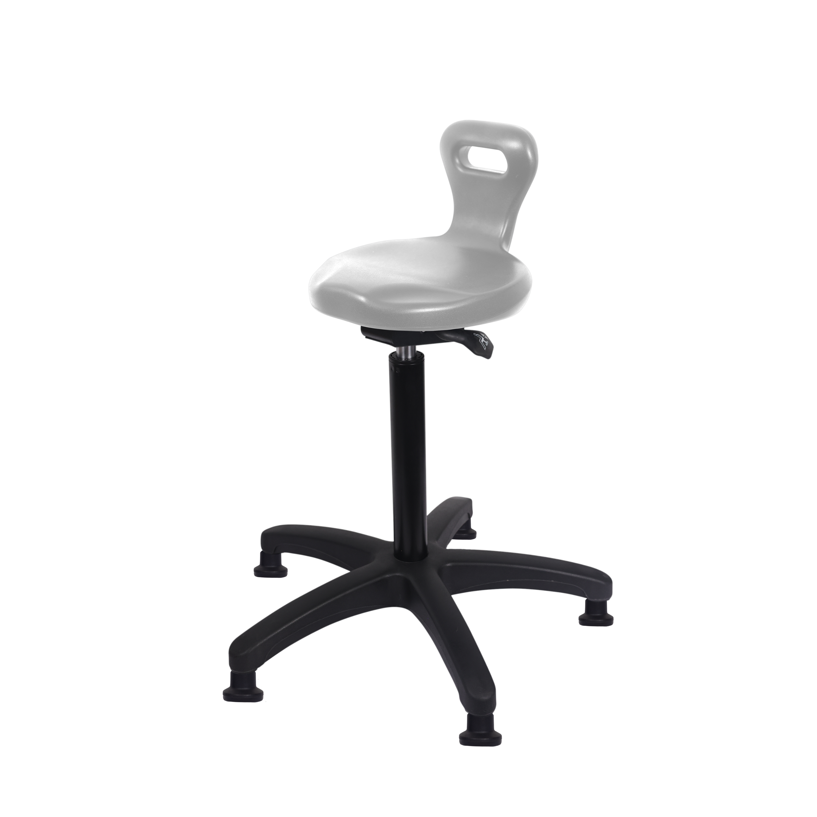Polyurethane Serpent Sit-Stand in Gray Polyurethane