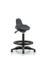 Polyurethane Sit-Stand - Standing Height with Black Foot Ring