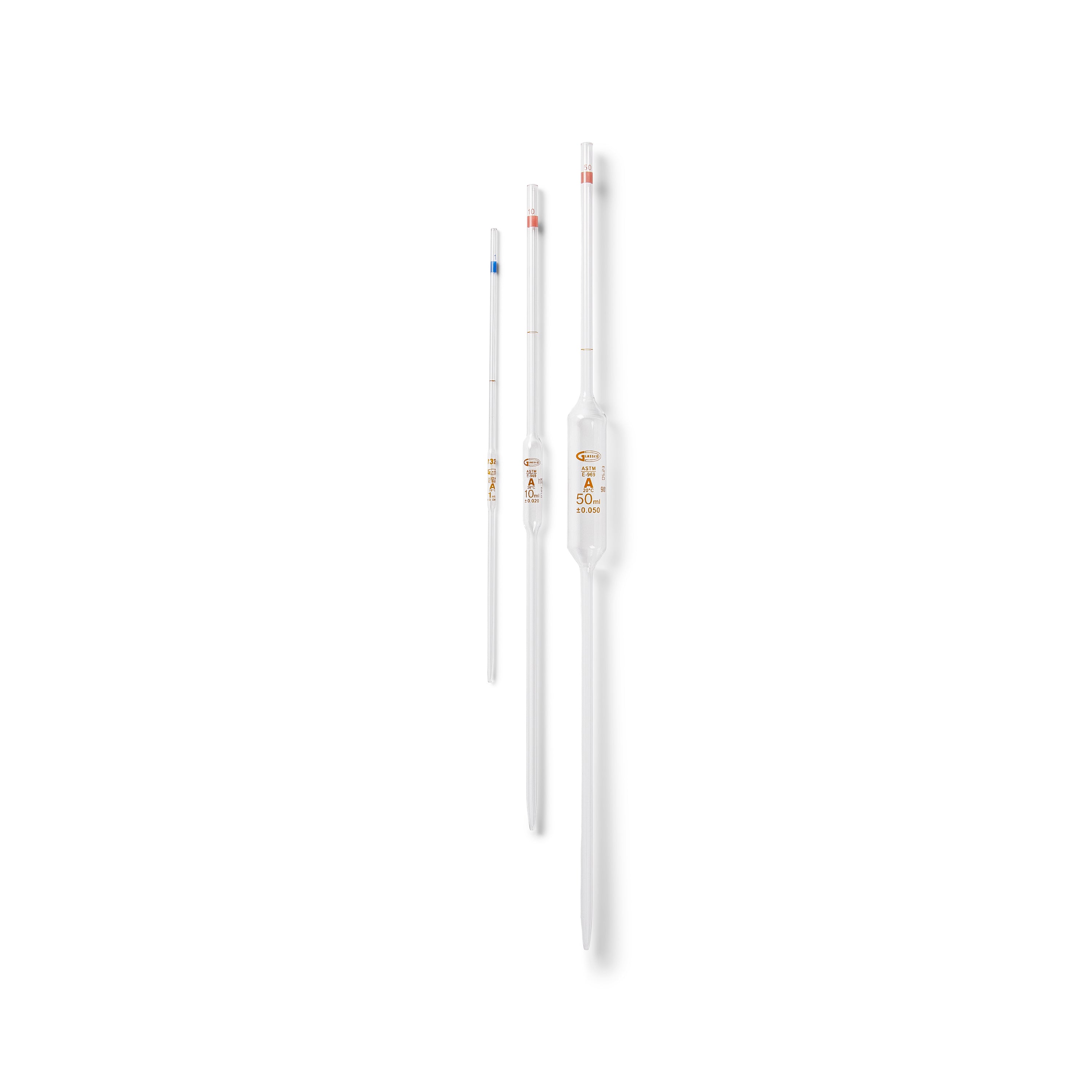United Scientific® Pipettes, Volumetric, Class A, Individually Certified, 1 mL, comes with 5