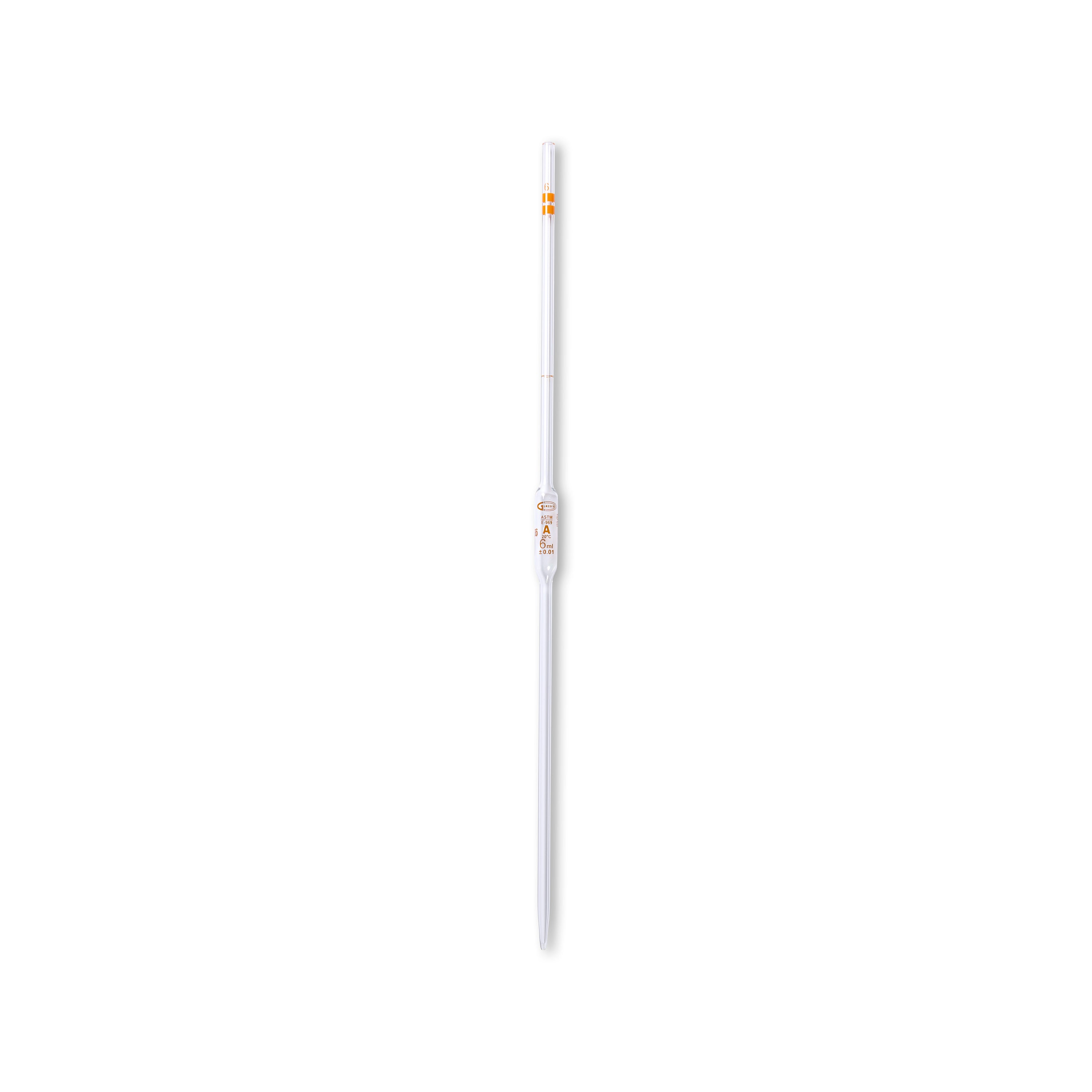 United Scientific® Pipettes, Volumetric, Class A, Individually Certified, 6 mL, comes with 5