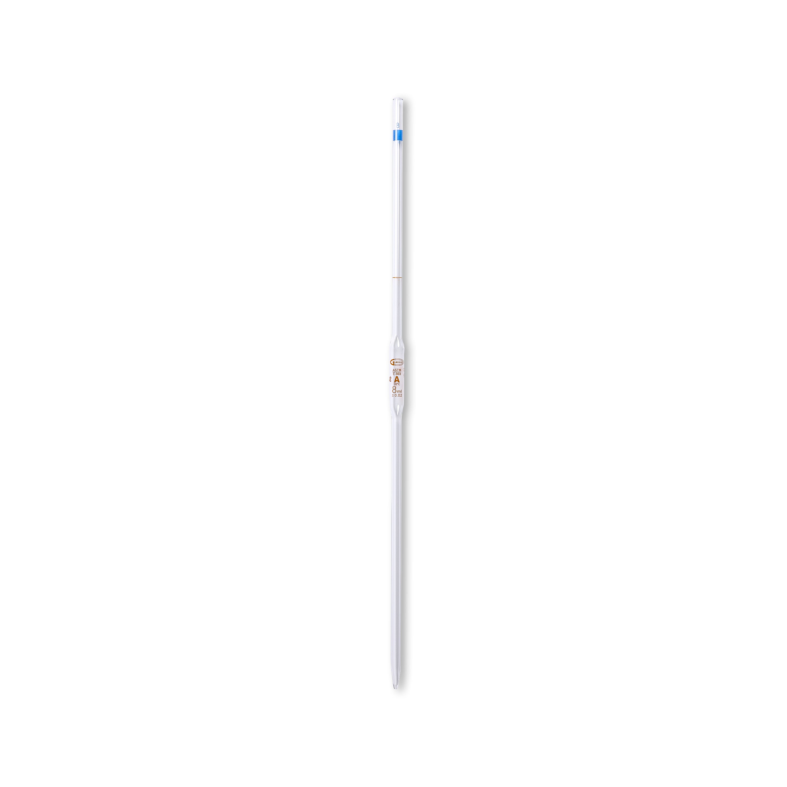 United Scientific® Pipettes, Volumetric, Class A, Individually Certified, 8 mL, comes with 5