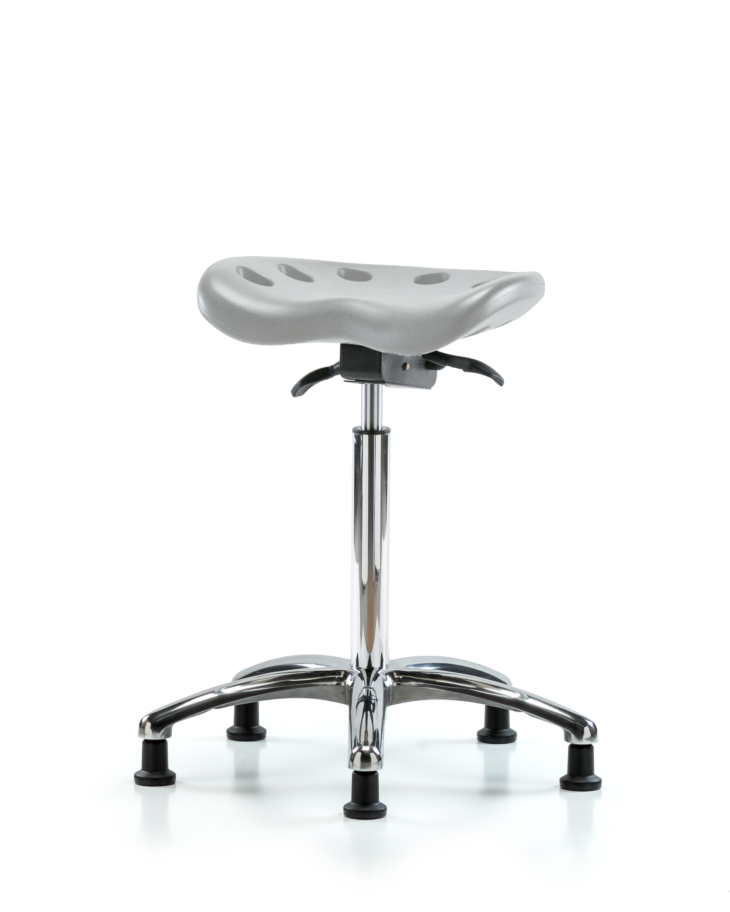 Polyurethane Tractor Sit-Stand Chrome in Gray Polyurethane