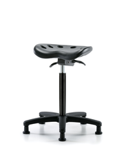 Polyurethane Tractor Sit-Stand in Black Polyurethane