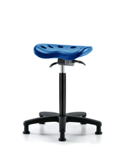 Polyurethane Tractor Sit-Stand in Blue Polyurethane