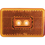 Peterson Rectangle Amber Clearance Light