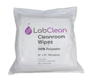 United Scientific® Labclean™ Cleanroom Wipes, 100% Polyester, 12” X 12”, 150/Pack