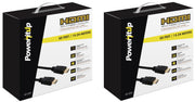 PowerItUp 50ft. HDMI v2.0 Cable with Ethernet (2 Pack)