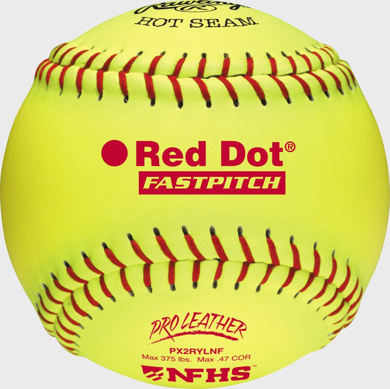 Rawlings 12-Inch Pro Leather Red Dot Nfhs Stamp