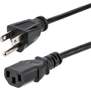 StarTech 6ft Standard Power Cord NEMA5-15P to C13 Black 10 Pack PXT10110PK