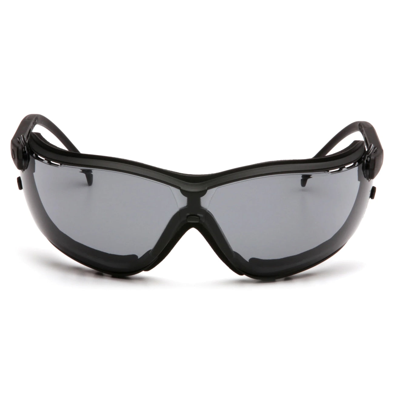 GB1820ST Pyramex Gray Polycarbonate Safety Glasses Black