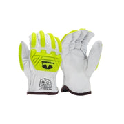 GL3006CKB-XL Pyramex, Leather Driver Gloves, X-Large, Premium Grain Goatskin