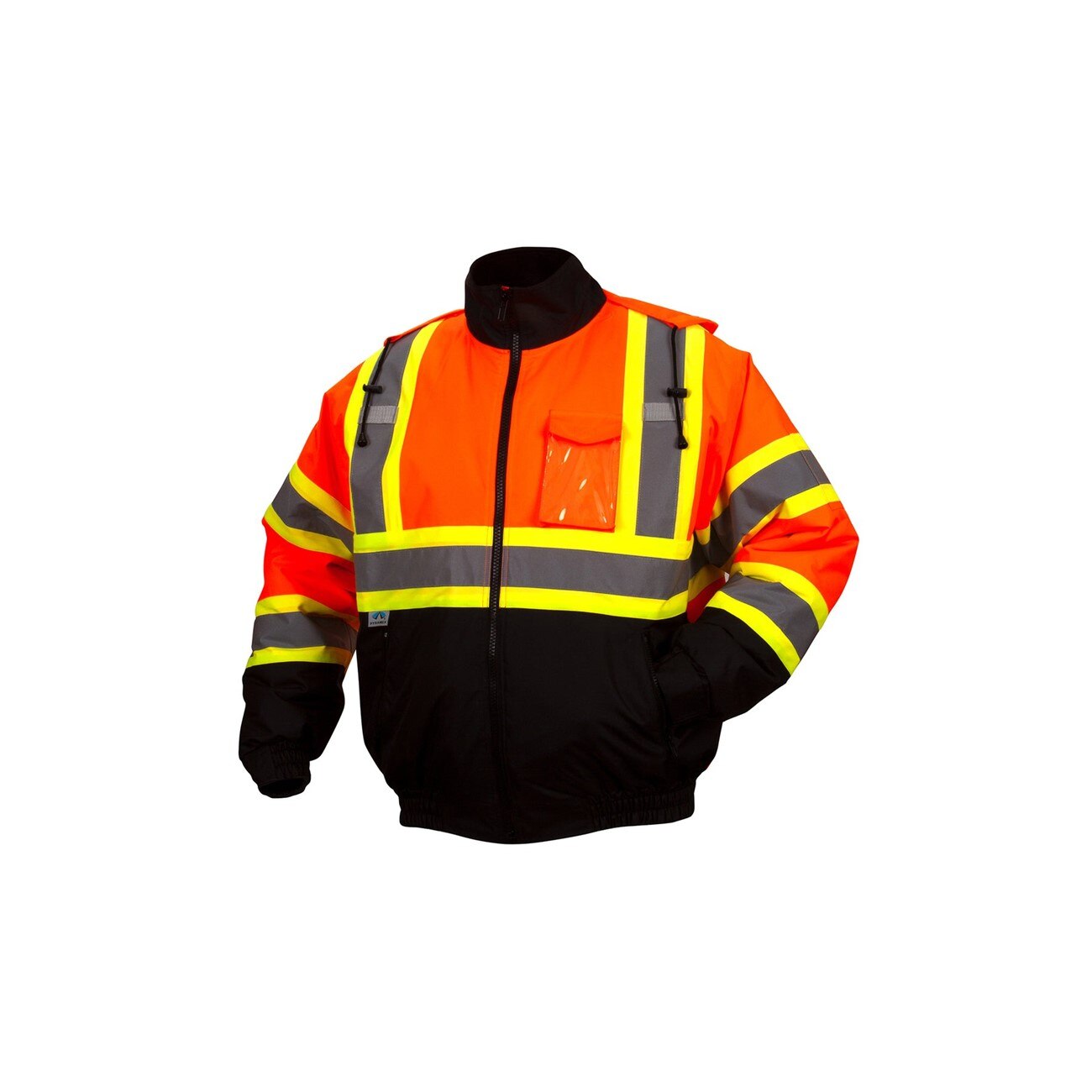 RCJ3220M Pyramex, Jacket, RCJ32, Hi-Vis Orange, Zipper Front, M, Elastic Band