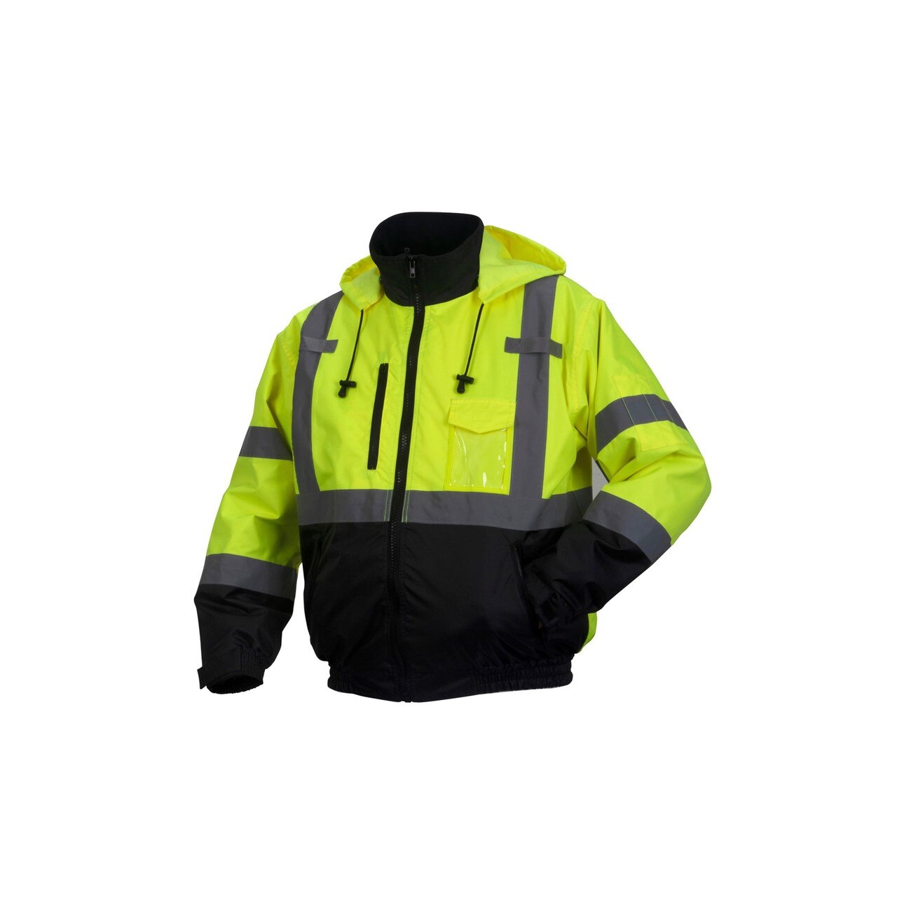 RJ3110HM Pyramex RJ31H, Waterproof Fleece Liner Jacket, Hi-Vis Lime, Medium