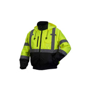 RJ3110HM Pyramex RJ31H, Waterproof Fleece Liner Jacket, Hi-Vis Lime, Medium