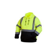 RSSH3210M Pyramex RSSH32, Pullover, Medium, Hi-Vis Lime, 2 Inch Silver