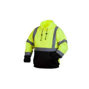 RSSH3210LS Pyramex RSSH32, Pullover, Small, Hi-Vis Lime, 2 Inch Silver