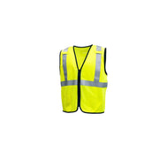 Mesh FR Vest w/Zipper, Arc Rated, Lime, 5X-Large