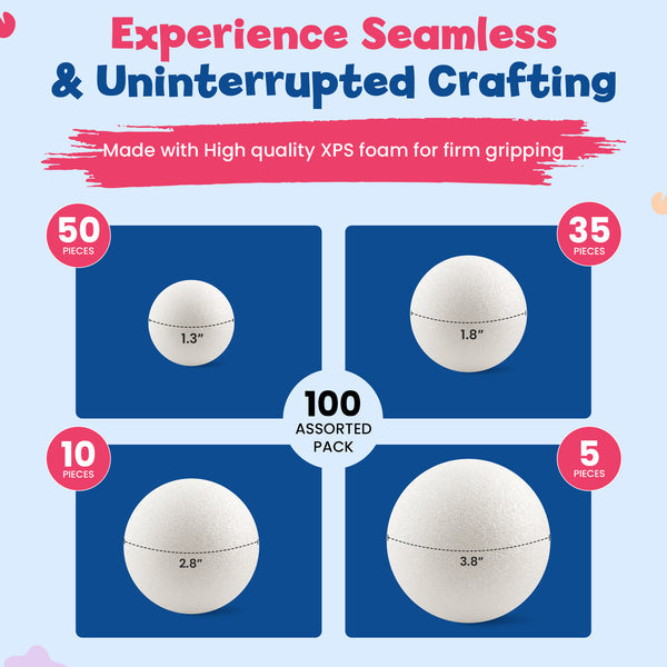 Hygloss Foam Pack - 12 of 2" Balls