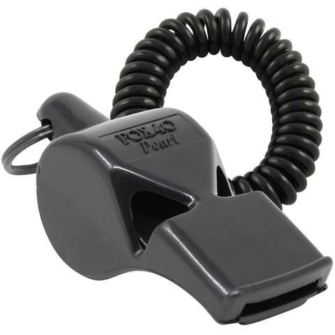Pearl Safety W/ Flexxcoil Whistle - BLACK