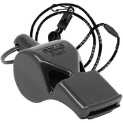 Pearl Official W/ Breakaway Lanyard Whistle - BLACK