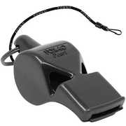 Pearl Official W/ 9" Lanyard Whistle - BLACK