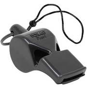 Pearl Official W/ Wrist Lanyard Whistle - BLACK