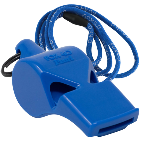 Pearl Safety W/ Breakaway Lanyard Whistle - BLUE