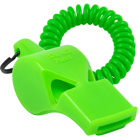 Pearl Safety W/ Flexxcoil Whistle - NEON GREEN