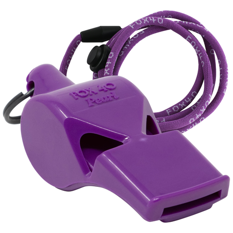 Pearl Safety W/ Breakaway Lanyard Whistle - PURPLE