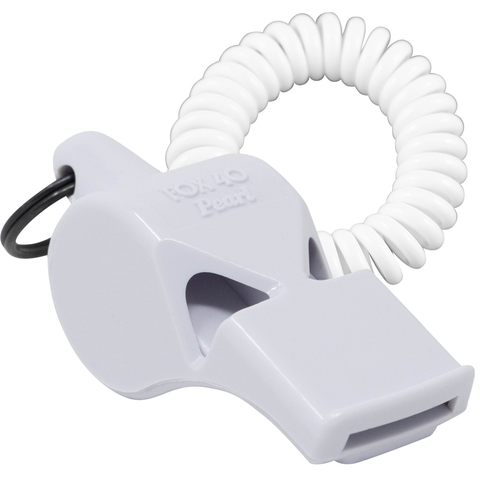 Pearl Safety W/ Flexxcoil Whistle - WHITE