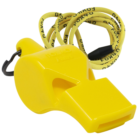 Pearl Safety W/ Breakaway Lanyard Whistle - YELLOW