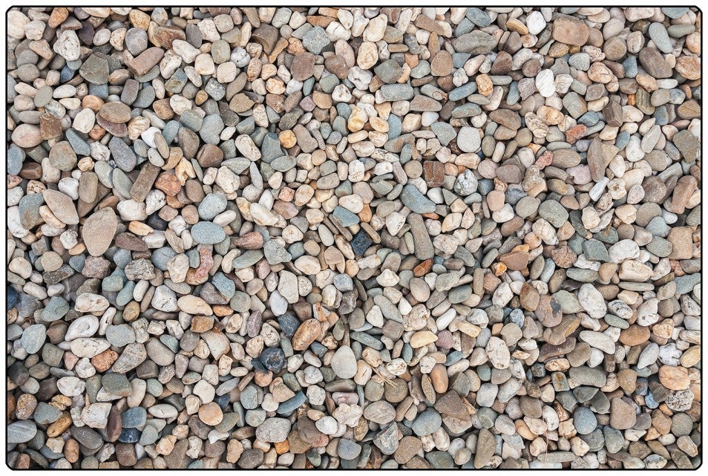 Pebbles Rug - 6ft x 9ft - Rectangle - Gray