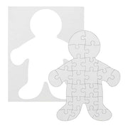 Blank Puzzle - 26pcs, 8.5"x10.5", People Shape - 12 puzzles