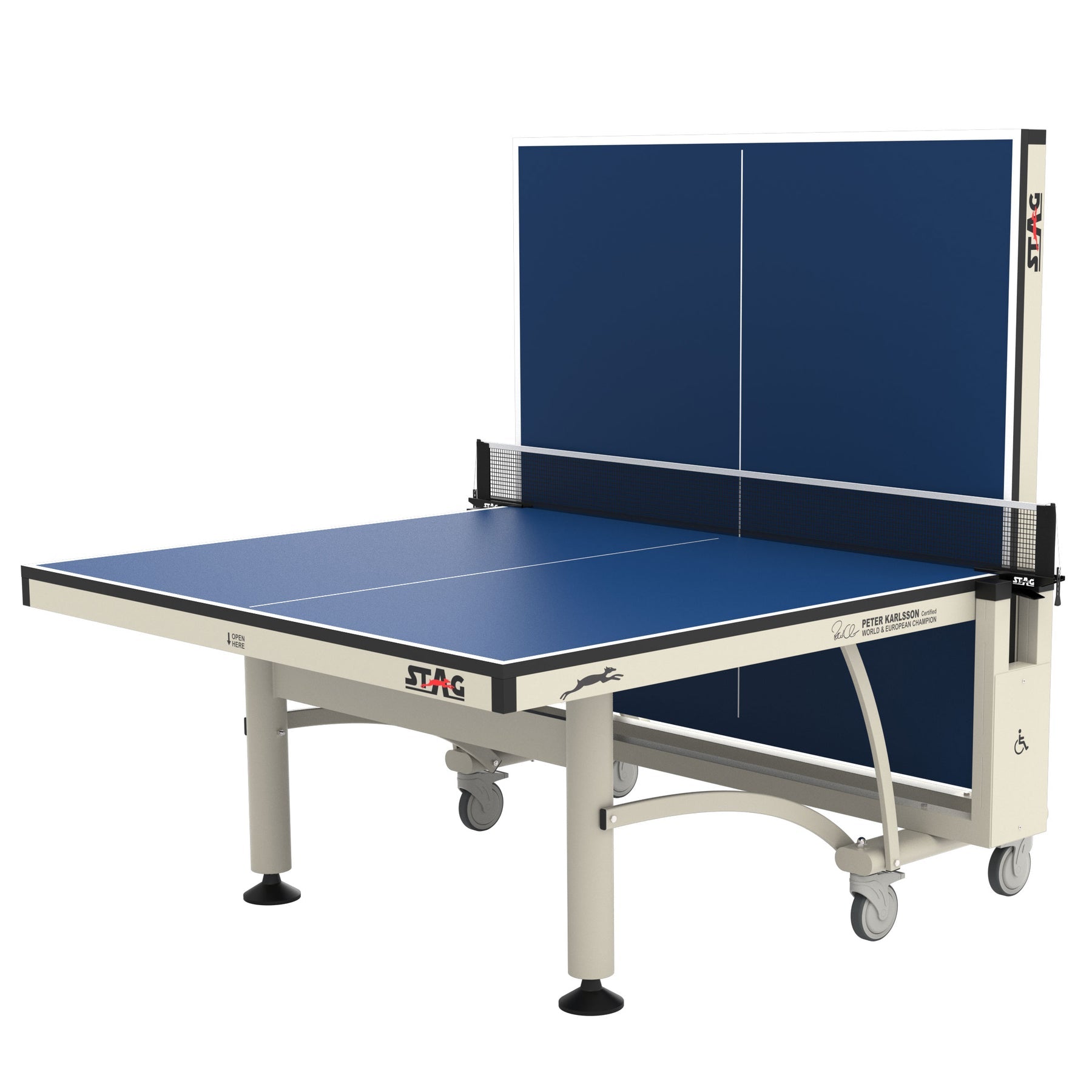 Peter Karlsson Competition Indoor Table Tennis Table - 9' x 5'