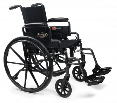 W/C Traveler® L4, 18" x 16", Flip Back Full Arm, Elevating Legrest, E&J