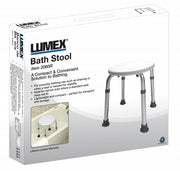 Lumex Round Bath Stool in Retail Package, 1 EA