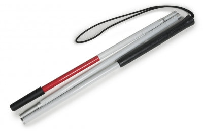 Folding Blind Cane Aluminum 46", Lumex