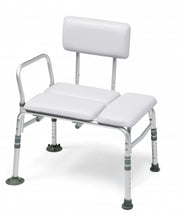 Padded Transfer Bench Deluxe with Comfortable Seat, Platinum Collection