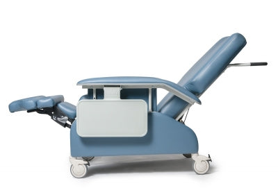 Lumex Clinical Care Recliner Wide w/ Drop Arms, Heat & Massage, Armor Upholstery