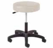 Physician Stool, Black Base, Single Lever, Moss