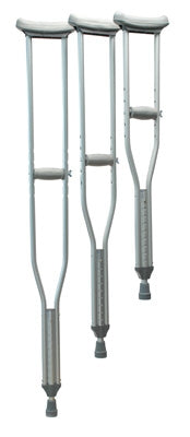 Lumex Universal Aluminum Crutches, Youth, Latex-Free, 8PR/CS
