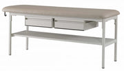 Treatment Table, Flat Top w/ Drawers, Saddle Tan