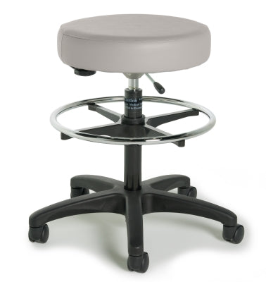 Stool, Single Release, Comp Base Backrest, Foot Ring, Plum