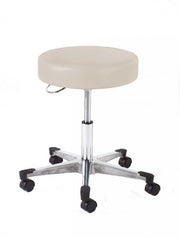 Stool, Dual Release, Aluminum Base Backrest, Foot Ring, Wedgewood