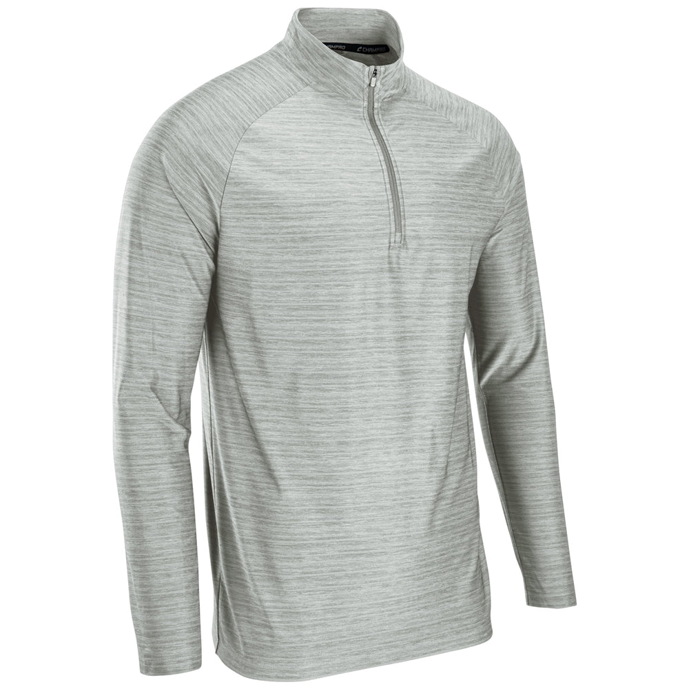 Performance 1/4 Zip - Heather Snow - Adult - Extra-Large