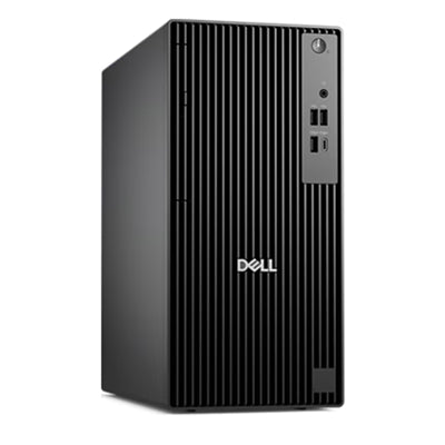 Dell - Pro QCT1250 Desktop Computer - Intel Core Ultra 5 235 - 16 GB - 512 GB SSD - Tower - Intel Chip - Windows 11 Pro - Black
