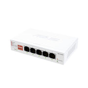 ASUS - QG-U1050 5-Port 2.5G Unmanaged Ethernet Switch - White
