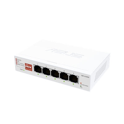 ASUS - QG-U1050 5-Port 2.5G Unmanaged Ethernet Switch - White